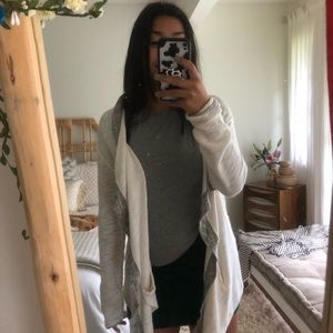 White Cardigan with Pockets!